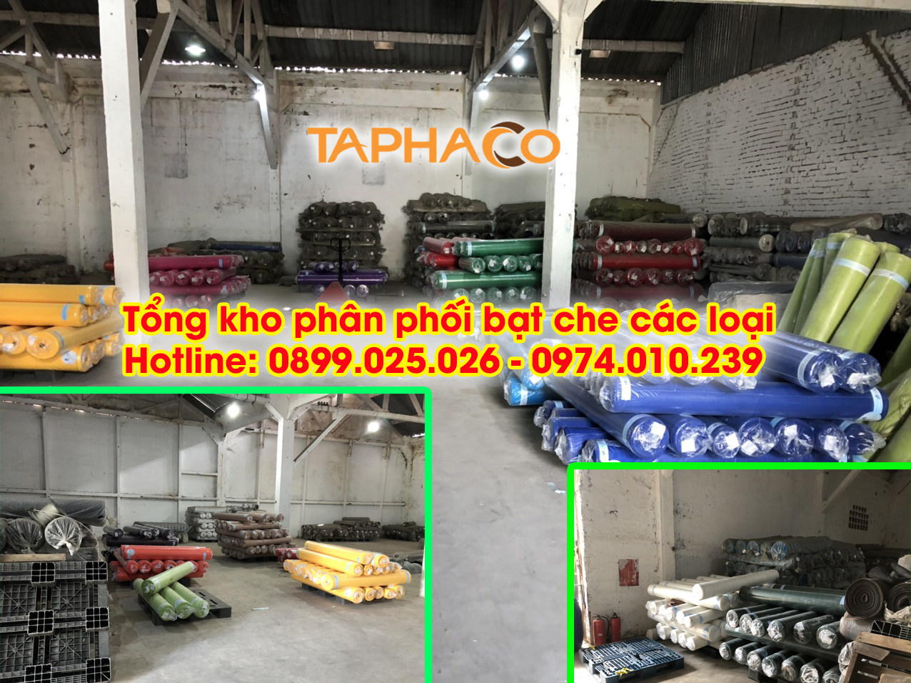 Tổng kho bạt nhựa giá rẻ TaphaCo