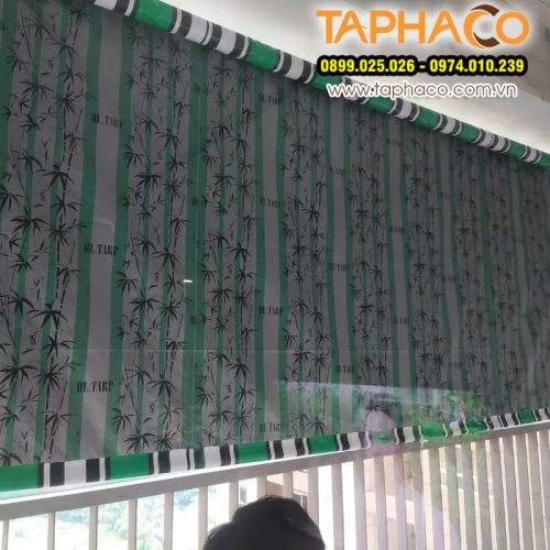 Bạt che nắng mẫu lá trúc