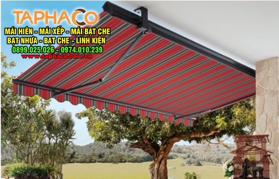 Mái hiên di động, mái xếp che hiên nhà bền đẹp 9 Mái hiên tự động cao cấp