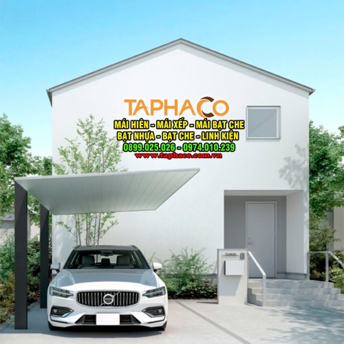 Mái che xe ô tô ngoài trời đẹp