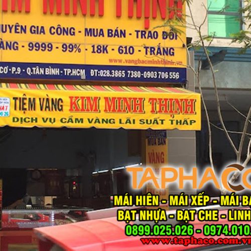 Mái che quay tay giá rẻ, bạt tốt, BH 24T ,.mái che TaPhaCo 2 Mái che quay tay giá rẻ
