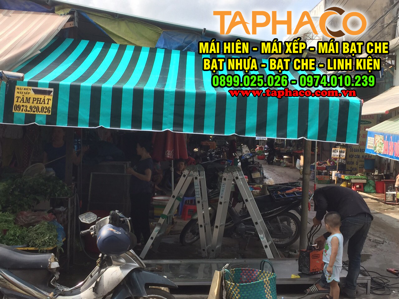 mai-hien-taphaco-19 Mái che quay tay giá rẻ