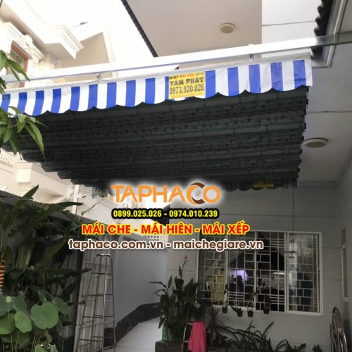 Mái hiên mái xếp mái bạt che TaPhaCo