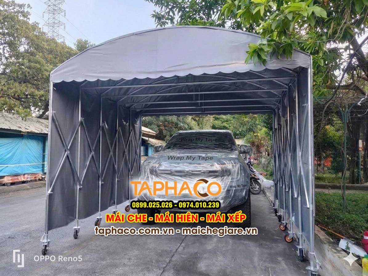 Mái che ô tô trước nhà Đẹp, Bền – Giải Pháp Chống Nắng Mưa Hiệu Quả 6 Mái Che Ô Tô Trước Nhà Di Động Bằng Bạt Đẹp, Bền – Giải Pháp Chống Nắng Mưa Hiệu Quả