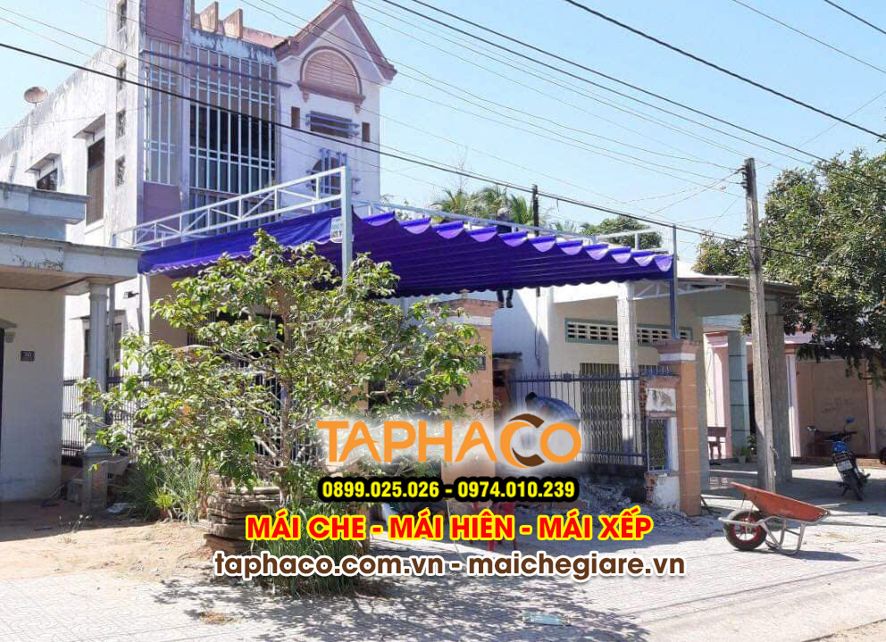 Mái Che Sân Giá Rẻ – Bạt Tốt, Đẹp, Chắc Chắn, Tiết Kiệm 4 Mái Bạt Kéo che sân nhà giá rẻ, linh hoạt, tiện lợi