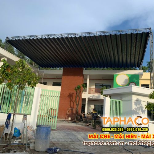Mái hiên mái xếp - mái che TaPhaCo
